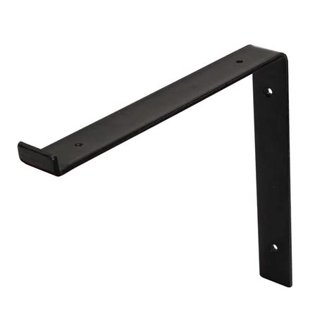 black metal shelf brackets home depot|black industrial shelving brackets metal.